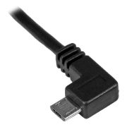 Image de StarTech.com Câble de charge et synchronisation Micro USB de 1 m - USB-A vers Micro-B à angle gauche - M/M - 0,25 mm² (USBAUB1MLA)