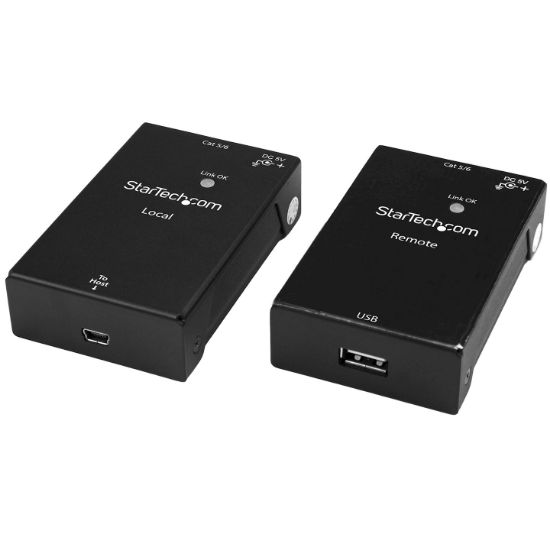 Image de StarTech.com Kit extendeur USB 2.0 via Cat5 ou Cat6 à 1 port - 50 m (USB2001EXTV)