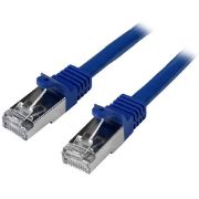 Image de StarTech.com Câble réseau Cat6 blindé SFTP sans crochet de 1 m - Cordon Ethernet RJ45 anti-accroc - M/M - Bleu (N6SPAT1MBL)