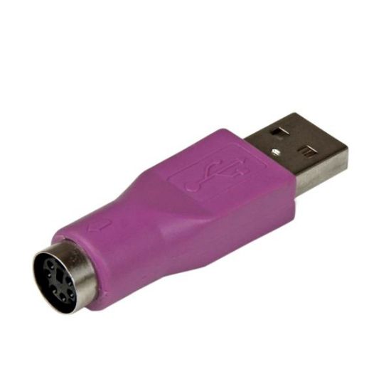 Image de StarTech.com Adaptateur PS/2 vers USB - Adaptateur de rechange pour clavier - PS2 (F) vers USB A (M) (GC46MFKEY)