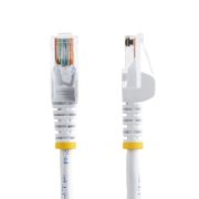 Image de StarTech.com Câble réseau Cat5e sans crochet de 10 m - Blanc (45PAT10MWH)