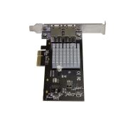 Image de StarTech.com Carte Adaptateur Réseau PCIe 10G à 2 ports - Adapteur d'Interface Réseau Intel-X550AT 10GBASE-T & NBASE-T PCI Express 10/5/2.5/1GbE Multi Gigabit Ethernet 5 Spe ... (ST10GPEXNDPI)