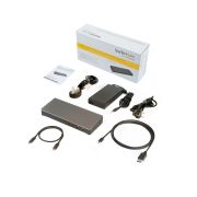 Image de StarTech.com Dock Thunderbolt 3 pour PC portable - Station d'Accueil à Double Écran - Dual 4k 60Hz Displayport - 85W Power Delivery, Hub USB 3.0 6 Ports, SD 4.0, GbE, Audio ... (TB3DOCK2DPPU)