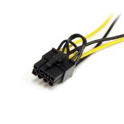 Image de StarTech.com Câble adaptateur d'alimentation SATA vers carte vidéo PCI Express 8 broches de 15 cm (SATPCIEX8ADP)