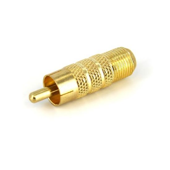 Image de StarTech.com RCA to F Type Coaxial Adapter, M/F connecteur coaxial (RCACOAXMF)