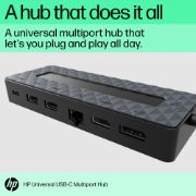 Image de HP Concentrateur multiport USB-C universel (50H98AA#ABB)