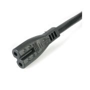Image de StarTech.com Cordon d'alimentation bipolaire pour UK BS1363 vers C7 de 1m pour ordinateur portable - M/F - Noir (PXTNB2SUK1M)