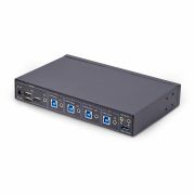 Image de StarTech.com Switch KM à 4 Ports avec Commutation de la Souris, Commutateur USB pour Clavier/Souris, Audio 3.5mm/ USB, Commutateur USB 3.0, Partage Périphérique pour 4 ... (P4A20132-KM-SWITCH)