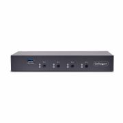 Image de StarTech.com Switch KM à 4 Ports avec Commutation de la Souris, Commutateur USB pour Clavier/Souris, Audio 3.5mm/ USB, Commutateur USB 3.0, Partage Périphérique pour 4 ... (P4A20132-KM-SWITCH)