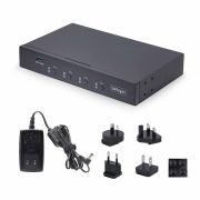 Image de StarTech.com Switch KM à 4 Ports avec Commutation de la Souris, Commutateur USB pour Clavier/Souris, Audio 3.5mm/ USB, Commutateur USB 3.0, Partage Périphérique pour 4 ... (P4A20132-KM-SWITCH)