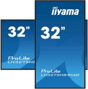 Image de iiyama Écran d'affichage dynamique Écran plat de signalisation numérique 80 cm (31.5") LCD Wifi 500 cd/m² Full HD Noir Intégré dans le processeur Android 11 24/7 (LH3275HS-B1AG)