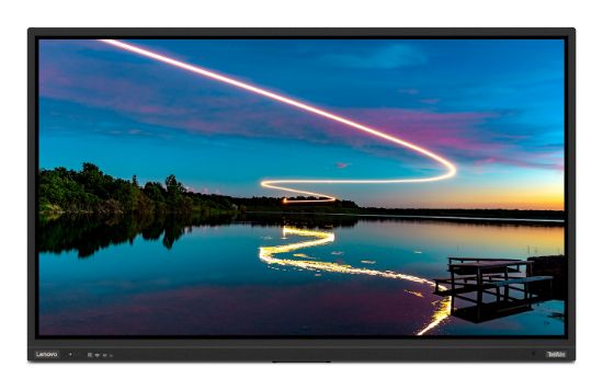 Image de Lenovo ThinkVision T86 écran plat de PC 2,18 m (86") 3840 x 2160 pixels 4K Ultra HD LED Écran tactile Noir (62F0WA1AEK)