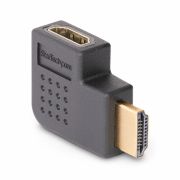 Image de StarTech.com Adaptateur HDMI 2.0 à Angle Droit, Mâle vers Femelle, Économiseur de Port HDMI Horizontal à 90 Degrés, 4K 60Hz, Extension Coudé pour HDMI à Haut Débit, Raccord ... (HDMI2HDMIMFRA)