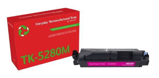 Image de Toner remanufacturé Magenta Everyday™ de Xerox compatible avec Kyocera TK-5280M, Capacité standard (006R04818)