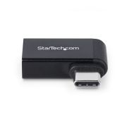 Image de StarTech.com Adaptateur USB-C vers USB-A, Coudé à Droite, USB 5Gbps, 3A, Convertisseur USB-C Mâle vers USB-A Femelle, Boîtier Métallique Durable - Compatible Thunderbolt (USB31CAADGCPRA)