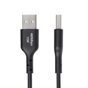 Image de StarTech.com Câble de Charge USB-A vers USB-C de 1m, Charge et Synchronisation, 3A, USB 2.0, Gaine TPE - Cordon de Charge USB Noir (USB2AC1MNC)