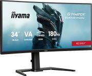 Image de iiyama G-MASTER écran plat de PC 86,4 cm (34") 3440 x 1440 pixels UltraWide Quad HD LED Noir (GCB3484WQSU-B1)
