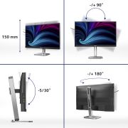 Image de Philips écran plat de PC 68,6 cm (27") 2560 x 1440 pixels Quad HD LCD Gris (27B2U4601/00)