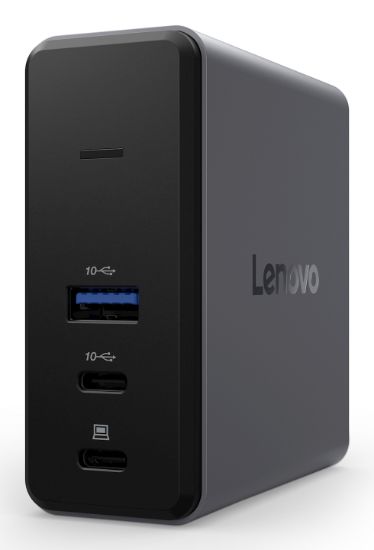 Image de Lenovo X9 Charging GaN Dock Avec fil USB 3.2 Gen 2 (3.1 Gen 2) Type-C Gris (40BD0065EU)
