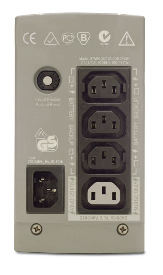 Image de APC Back-UPS CS 325 w/o SW alimentation d'énergie non interruptible 0,325 kVA 210 W (BK325I)