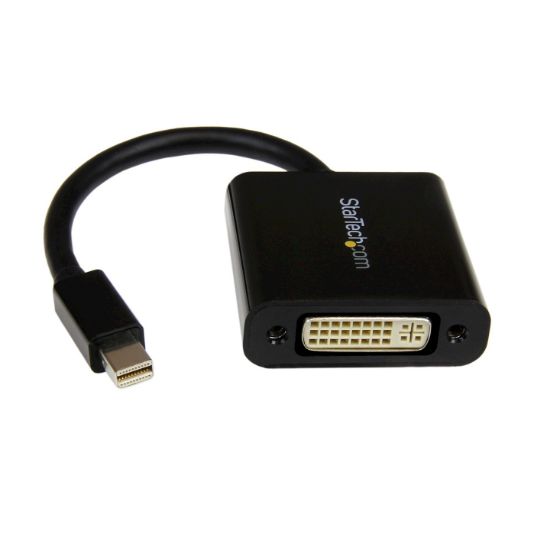 Image de StarTech.com Adaptateur Mini DisplayPort vers DVI - Convertisseur Mini DP à DVI-D - Vidéo 1080p - mDP ou TB 1/2 Mac/PC vers Moniteur DVI - Câble Compact mDP 1.2 vers DVI Single- ... (MDP2DVI3)