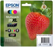 Image de Epson Strawberry Multipack "Fraise" 29XL - Encre Claria Home N,C,M,J (C13T29964012)