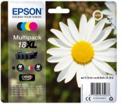 Image de Epson Daisy Multipack "Pâquerette" 18XL - Encre Claria Home N,C,M,J (C13T18164012)