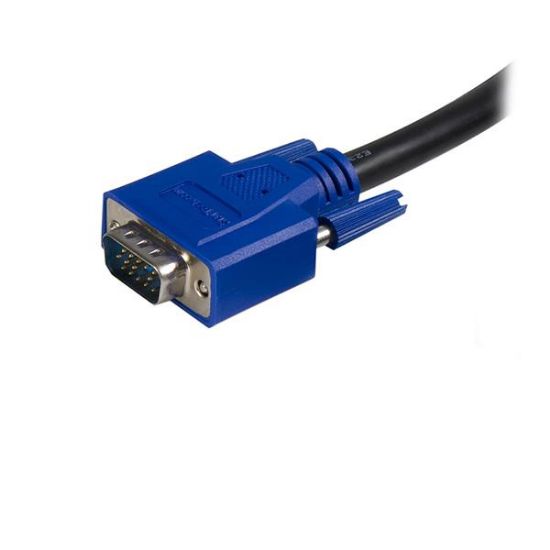 Image de StarTech.com Câble pour Switch KVM VGA avec USB 2 en 1 - 1.80m (SVUSB2N1_6)
