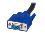 Image de StarTech.com Câble pour Switch KVM VGA avec USB 2 en 1 - 1.80m (SVUSB2N1_6)