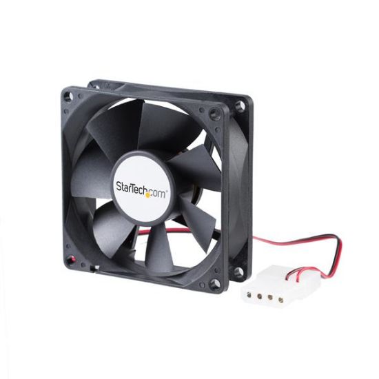 Image de StarTech.com Ventilateur PC à Double Roulement à Billes - Alimentation LP4 - 80 mm (FANBOX)