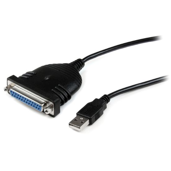 Image de StarTech.com Câble Adaptateur de 1.80m USB vers 1 Port Parallèle DB25 pour Imprimante (ICUSB1284D25)