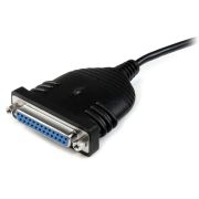 Image de StarTech.com Câble Adaptateur de 1.80m USB vers 1 Port Parallèle DB25 pour Imprimante (ICUSB1284D25)