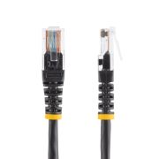Image de StarTech.com Câble patch UTP Cat5e de 15 m avec RJ45 moulé noir - Cordon de connexion de 15 m (M45PAT15MBK)