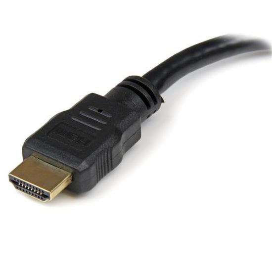Image de StarTech.com Câble adaptateur vidéo HDMI vers DVI-D de 20 cm - HDMI mâle vers DVI femelle (HDDVIMF8IN)