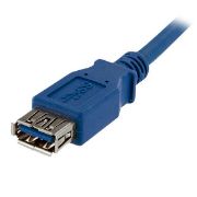 Image de StarTech.com Câble d'extension bleu SuperSpeed USB 3.0 A vers A 1 m - M/F (USB3SEXT1M)