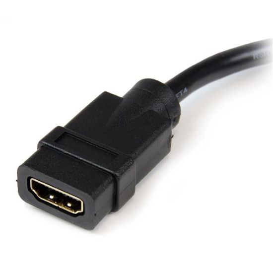 Image de StarTech.com Câble adaptateur vidéo de 20 cm HDMI vers DVI-D - HDMI femelle vers DVI mâle (HDDVIFM8IN)