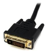 Image de StarTech.com Câble adaptateur vidéo de 20 cm HDMI vers DVI-D - HDMI femelle vers DVI mâle (HDDVIFM8IN)