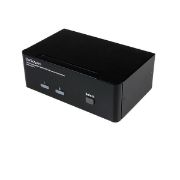 Image de StarTech.com Commutateur KVM 2 Ports DisplayPort, USB et Audio - Switch KVM - 2560x1600 (SV231DPDDUA)