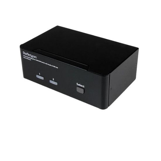 Image de StarTech.com Commutateur KVM 2 Ports DisplayPort, USB et Audio - Switch KVM - 2560x1600 (SV231DPDDUA)