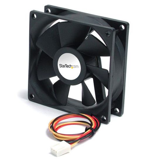 Image de StarTech.com High Air Flow 9.25 cm Dual Ball Bearing Case Fan with TX3 Connector Boitier PC Ventilateur Noir (FAN9X25TX3H)