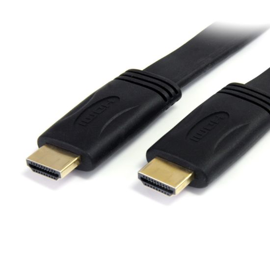 Image de StarTech.com Câble plat - HDMI vers HDMI avec Ethernet - Ultra HD 4k x 2k - 1,8 m (HDMIMM6FL)