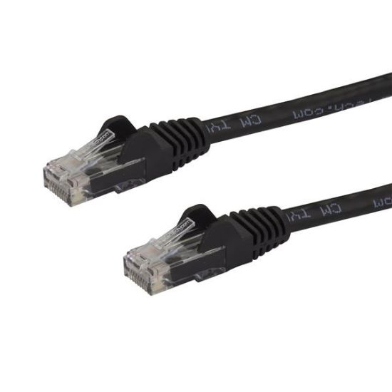 Image de StarTech.com Câble réseau Ethernet RJ45 Cat6 de 30,48 m - Noir (N6PATCH100BK)
