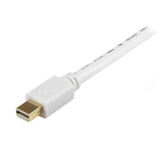 Image de StarTech.com Adaptateur Mini DisplayPort vers VGA - Câble Display Port Mâle VGA Mâle 1920x1200 - Blanc 3m (MDP2VGAMM10W)