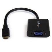 Image de StarTech.com Adaptateur convertisseur Mini HDMI vers VGA pour caméra numérique à images fixes ou vidéo - 1920 x 1080 (MNHD2VGAE2)