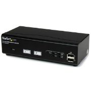 Image de StarTech.com Switch KVM USB / VGA à 2 ports avec commutation rapide DDM et câbles - Commutateur KVM (SV231USBDDM)