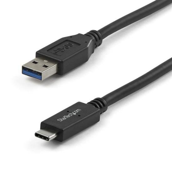 Image de StarTech.com Câble de Charge USB-A vers USB-C de 1m, USB 10Gbps, Charge et Synchronisation, 3A, Certifié USB-IF - Cordon de Charge USB (USB31AC1M)