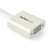 Image de StarTech.com Adaptateur vidéo USB-C vers VGA - M/F - 1920x1200 / 1080p - Blanc (CDP2VGAW)
