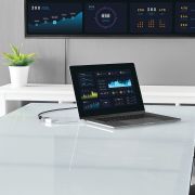 Image de StarTech.com Adaptateur vidéo USB-C vers VGA - M/F - 1920x1200 / 1080p - Blanc (CDP2VGAW)