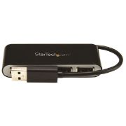 Image de StarTech.com Hub USB 2.0 portable à 4 ports avec câble intégré (ST4200MINI2)