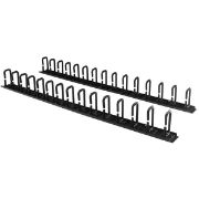 Image de StarTech.com Panneau de gestion de câbles 0U de 1,8 m pour rack - Guide-câbles avec anneaux (CMVER40UD)